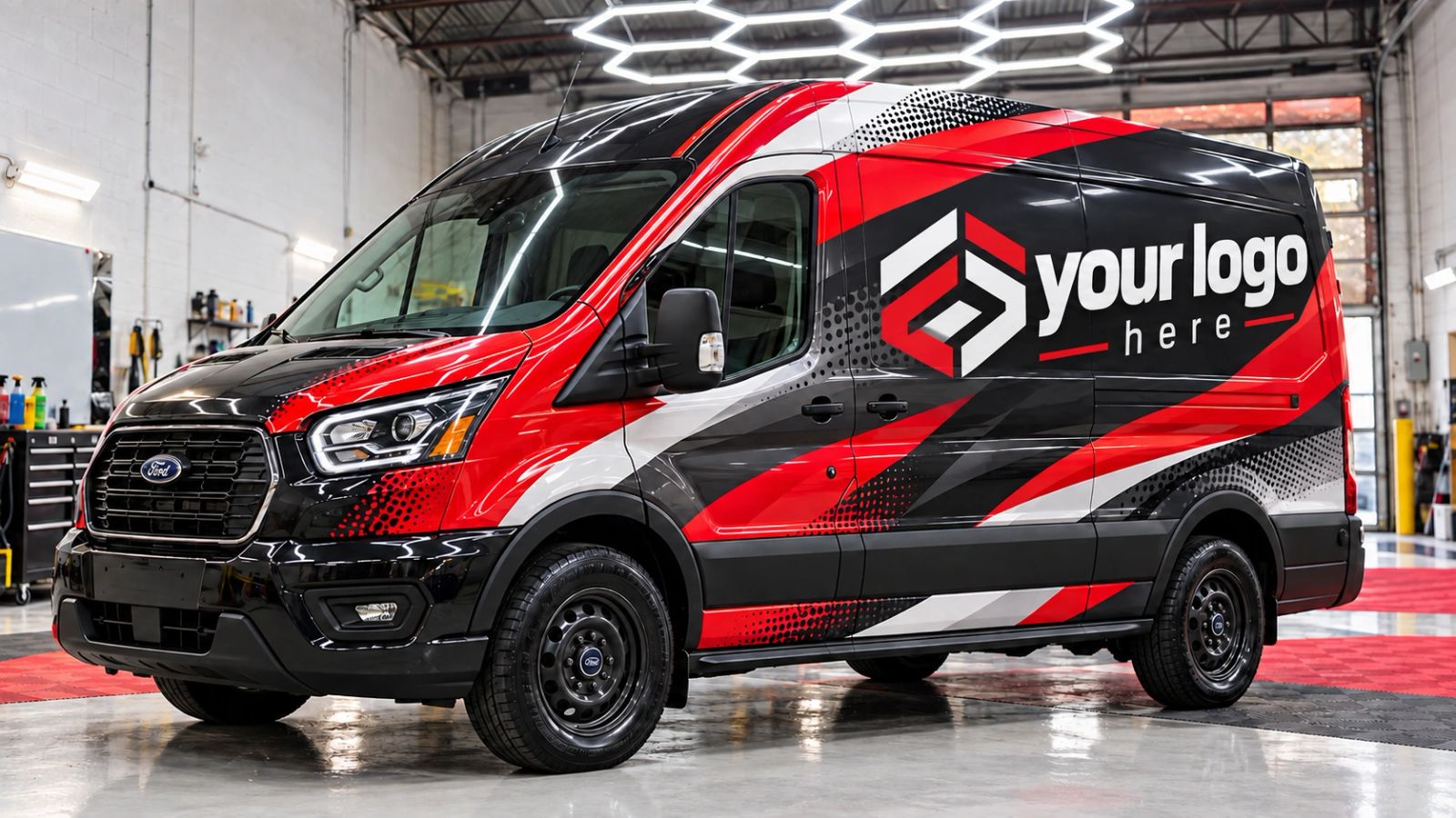 Commercial van wrap by Wrapbeast